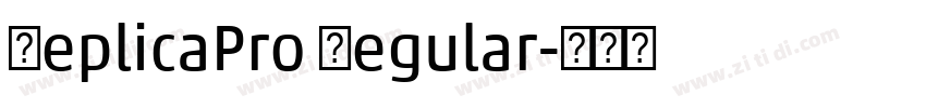 ReplicaPro Regular字体转换